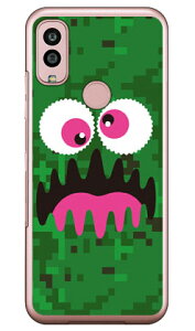 ワンダーモンスター デジタルカモ (クリア) Android One S10 Y!mobile YESNO イエスノー 平面 受注生産 スマホケースandroid one s10 ケース android one s10 カバー アンドロイドワンs10ケース アンドロイド