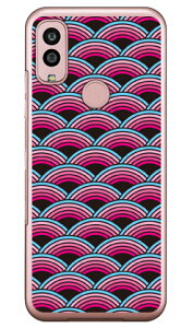 レインボーアーチ ピンク (クリア) Android One S10 Y!mobile YESNO イエスノー 平面 受注生産 スマホケースandroid one s10 ケース android one s10 カバー アンドロイドワンs10ケース アンドロイドワンs10カ