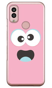 ベイビーモンスター パステルピンク (クリア) Android One S10 Y!mobile YESNO イエスノー 平面 スマホケースandroid one s10 ケース android one s10 カバー アンドロイドワンs10ケース アンドロイドワンs10