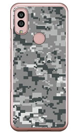 DIGITAL camouflage グレー （クリア） design by Moisture Android One S10 Y!mobile SECOND SKIN セカンドスキン 平面android one s10 ケース android one s10 カバー アンドロイドワンs10ケース アンドロイドワンs10カバー s10ケース s10カバー yモバイル 送料無料★