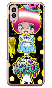 毒キノ子 (クリア) design by 326 Android One S10 Y!mobile SECOND SKIN セカンドスキン 平面 受注生産 スマホケースandroid one s10 ケース android one s10 カバー アンドロイドワンs10ケース アンドロイドワンs10