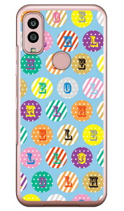 ハロードット サックス (クリア) Android One S10 Y!mobile Coverfull カバフル 平面 受注生産 スマホケースandroid one s10 ケース android one s10 カバー アンドロイドワンs10ケース アンドロイドワンs10カバ