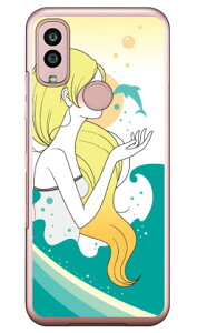 Dolphin iNAj design by  Android One S10 Y!mobile Coverfull Jot  󒍐Y X}zP[Xandroid one s10 P[X android one s10 Jo[ AhChs10P[X AhChs10J