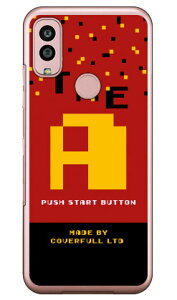 Cf LTD ゲーム イニシャル A (クリア) Android One S10 Y!mobile Coverfull カバフル 平面 受注生産 スマホケースandroid one s10 ケース android one s10 カバー アンドロイドワンs10ケース アンドロイドワンs10カ