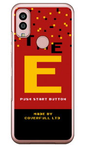 Cf LTD ゲーム イニシャル E (クリア) Android One S10 Y!mobile Coverfull カバフル 平面 受注生産 スマホケースandroid one s10 ケース android one s10 カバー アンドロイドワンs10ケース アンドロイドワンs10カ