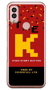 Cf LTD ゲーム イニシャル K (クリア) Android One S10 Y!mobile Coverfull カバフル 平面 受注生産 スマホケースandroid one s10 ケース android one s10 カバー アンドロイドワンs10ケース アンドロイドワンs10カ