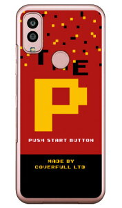 Cf LTD ゲーム イニシャル P (クリア) Android One S10 Y!mobile Coverfull カバフル 平面 受注生産 スマホケースandroid one s10 ケース android one s10 カバー アンドロイドワンs10ケース アンドロイドワンs10カ