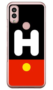 Cf LTD ボーイ イニシャル H (クリア) Android One S10 Y!mobile Coverfull カバフル 平面 受注生産 スマホケースandroid one s10 ケース android one s10 カバー アンドロイドワンs10ケース アンドロイドワンs10カ