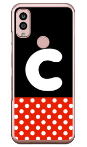 Cf LTD ガール イニシャル C (クリア) Android One S10 Y!mobile Coverfull カバフル 平面 受注生産 スマホケースandroid one s10 ケース android one s10 カバー アンドロイドワンs10ケース アンドロイドワンs10カ