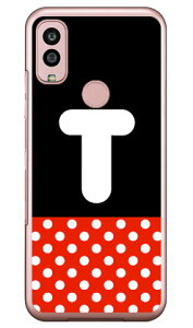 Cf LTD ガール イニシャル T (クリア) Android One S10 Y!mobile Coverfull カバフル 平面 受注生産 スマホケースandroid one s10 ケース android one s10 カバー アンドロイドワンs10ケース アンドロイドワンs10カ