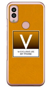 Cf LTD クラシック イニシャル V (クリア) Android One S10 Y!mobile Coverfull カバフル 平面 受注生産 スマホケースandroid one s10 ケース android one s10 カバー アンドロイドワンs10ケース アンドロイドワン