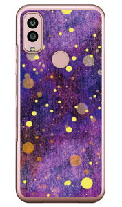 パープル スパタ (クリア) Android One S10 Y!mobile Coverfull カバフル 平面 受注生産 スマホケース ハードケースandroid one s10 ケース android one s10 カバー アンドロイドワンs10ケース アンドロイドワ