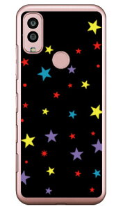 スター マルチ (ソフトTPUクリア) Android One S10 Y!mobile SECOND SKIN セカンドスキン 平面 受注生産 スマホケースandroid one s10 ケース android one s10 カバー アンドロイドワンs10ケース アンドロイドワ