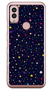 SPACE マルチ (ソフトTPUクリア) Android One S10 Y!mobile SECOND SKIN セカンドスキン 平面 受注生産 スマホケースandroid one s10 ケース android one s10 カバー アンドロイドワンs10ケース アンドロイドワンs1