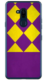 Cf LTD ダービーコレクション 競馬 騎手 勝負服 41 海老・黄ダイヤモンド・紫袖 （クリア） Android One X5 Y!mobile Coverfull android one x5 ケース android one x5 カバー アンドロイドワンx5ケース アンドロイドワンx5カバー x5ケース 送料無料