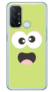 ベイビーモンスター パステルグリーン (クリア) OPPO Reno5 A A101OP・CPH2199 Y!mobile・MVNOスマホ(SIMフリー端末) YESNOoppo reno5 a oppo reno5 a ケース oppo reno5 a oppo reno5 a カバー reno5 a ケース reno5 a カ