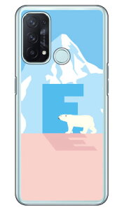 Cf LTD シロクマ イニシャル E (クリア) OPPO Reno5 A A101OP・CPH2199 Y!mobile・MVNOスマホ(SIMフリー端末) Coverfulloppo reno5 a oppo reno5 a ケース oppo reno5 a oppo reno5 a カバー reno5 a ケース reno5 a カバー reno5