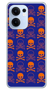 �X�J�� �l�C�r�[×�I�����W (�N���A) OPPO Reno13 A A501OP OPG05 CPH2699 SECOND SKIN �{�� �ی� �n�[�h�P�[�X �X�}�z�J�o�[�@��������