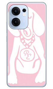 Dog �s���N×�z���C�g design by ROTM (�N���A) OPPO Reno13 A A501OP OPG05 CPH2699 SECOND SKIN �{�� �ی� �n�[�h�P�[�X �X�}�z�J�o�[�@��������