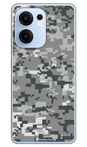 DIGITAL camouflage �O���[ (�N���A) design by Moisture OPPO Reno13 A A501OP OPG05 CPH2699 SECOND SKIN �{�� �ی� �n�[�h�P�[�X �X�}�z�J�o�[�@��������