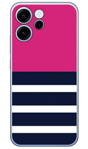 Plain border �s���N (�N���A) design by ROTM OPPO Reno15 A A601OP OPG08 CPH2801 SECOND SKIN �{�� �ی� �n�[�h�P�[�X �X�}�z�J�o�[�@��������