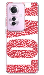 LOVE�i���b�h×�z���C�g�j (�N���A) OPPO Reno11 A A401OP CPH2603 Coverfull �{�� �ی� �n�[�h�P�[�X �X�}�z�J�o�[�@��������