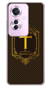 Cf LTD ���O�W���A���[�C�j�V���� T �S�[���h�C�G���[ (�N���A) OPPO Reno11 A A401OP CPH2603 Coverfull �{�� �ی� �n�[�h�P�[�X �X�}�z�J�o�[�@��������