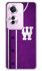 Cf LTD �x�[�X�{�[�� �C�j�V���� �p�[�v�� W (�N���A) OPPO Reno11 A A401OP CPH2603 Coverfull �{�� �ی� �n�[�h�P�[�X �X�}�z�J�o�[�@��������
