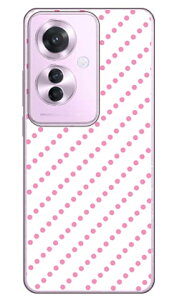 �h�b�g�X�g���C�v �z���C�g×�s���N (�N���A) OPPO Reno11 A A401OP CPH2603 SECOND SKIN �{�� �ی� �n�[�h�P�[�X �X�}�z�J�o�[�@��������
