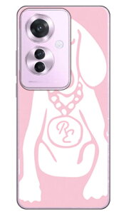 Dog �s���N×�z���C�g design by ROTM (�N���A) OPPO Reno11 A A401OP CPH2603 SECOND SKIN �{�� �ی� �n�[�h�P�[�X �X�}�z�J�o�[�@��������