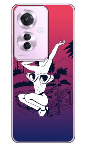 Face �uSwimming Girl�v (�N���A) OPPO Reno11 A A401OP CPH2603 SECOND SKIN �{�� �ی� �n�[�h�P�[�X �X�}�z�J�o�[�@��������