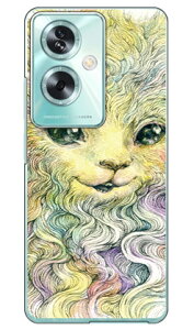 Rainbow Cat design by KYOTARO (�N���A) OPPO A79 5G A303OP CPH2557 SECOND SKIN �{�� �ی� �n�[�h�P�[�X �X�}�z�J�o�[�@��������