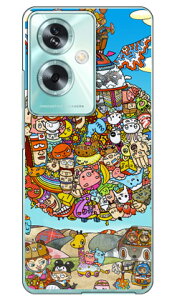 �㒎 (�N���A) design by 326 OPPO A79 5G A303OP CPH2557 SECOND SKIN �{�� �ی� �n�[�h�P�[�X �X�}�z�J�o�[�@��������