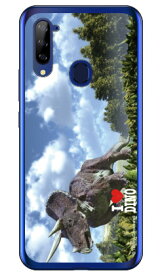 Dinosaur Design 恐竜デザインシリーズ 「トリケラトプス」 （ソフトTPUクリア） Libero 5G A003ZT Y!mobile スマホケース ソフトケース libero 5g ケース libero 5g カバー リベロ5g ケース リベロ5g カバー libero5g ケース libero5g カバー 送料無料
