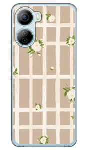 SINDEE �uFlower Grid �i�x�[�W���j�v (�N���A) Libero 5G IV A302ZT SECOND SKIN �{�� �ی� �n�[�h�P�[�X �X�}�z�J�o�[�@��������