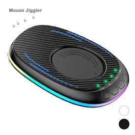 パソコンログアウト防止 マウスジグラー タイマー設定 アプリ不要 マウス移動器 Mouse Jiggler 静音 Ledライト 小型 テレワーク ゲーム ランダムに移動 マウスムーバー 検出不能