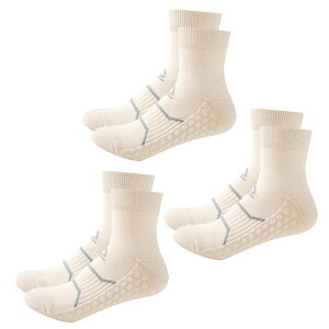 ショートソックス メンズ スポーツソックス ランニング用 24.5cm-27cm 3足セット 厚手 秋冬 靴下 3Dマッサージソール 衝撃吸収 滑り止め マラソン 加圧ソックス 通気性 ジム トレーニング