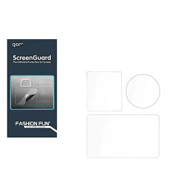 DJI OsmoAction 汚れ防止 メインディスプレイフィルム フロントディスプレイフィルム 2枚セット 液晶保護 シート アクションカメラ ブランド正規品 PET素材 クリア アクセサリー 超薄 gor レンズフィルム