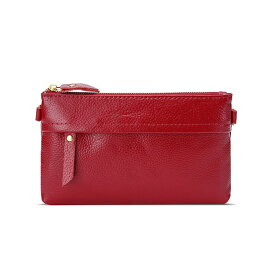 肩掛け ミニショルダーバッグ 斜め掛け レディース スマホポシェット マルチポーチ 小さめ 本革 ミニバッグ お財布収納 ファスナー付きポケット付き 取り外し可能 旅行 軽量 薄型 無地 シンプル 長さ調節