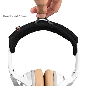ヘッドホンアクセサリー AirPods Max ヘッドパッドカバー ヘッドバンド カバー 保護 伸縮 交換 保護パッド 防滑 耐摩耗 防塵 柔らか素材 多機種対応 ファスナータイプ