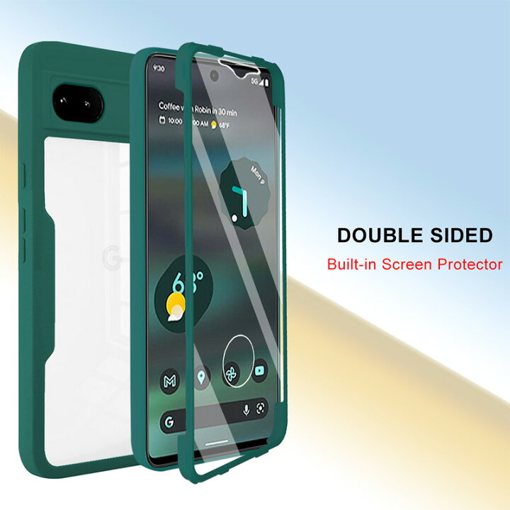 楽天市場】360°全面保護 Google Pixel 6a ケース 前後クリア 耐衝撃 