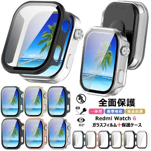 �����K���X Redmi Watch6 �X�}�[�g�E�H�b�` �P�[�X PC�t���[��+�����K���X�t�B���� Xiaomi Redmi Watch 6 �J�o�[ Redmi Watch6�P�[�X �K���X�t�B���� �V���I�~ ���b�h�~�[�E�H�b�`6 �p RedmiWatch6 �ی�J�o�[ 