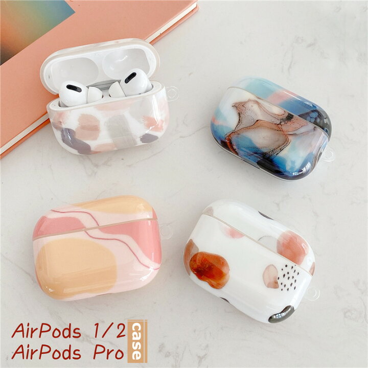 楽天市場 Airpods Pro ケース かわいい マーブル ケース 大理石 Airpodsケース おしゃれ Airpods Pro ケース 韓国 Airpods 2 ケース エアーポッズ プロ Airpods1用 エアポッドproケース ワイヤレス対応 トレンド エアポッドカバー 北欧風 北欧柄 大理石柄 マーブル柄