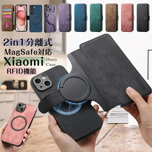 �����\�I2WAY�P�[�X Xiaomi Redmi 12 5G �P�[�X �蒠�^ RFID ���C�h�~ MagSafe �Ή� Xiaomi 13T 12T 11TPro �J�o�[ �g�уP�[�X RedmiNote13Pro + �v���X plus Xiaomi13T Redmi12 5G ���b�h�~�[12 �蒠�^�P�[�X ������� �}