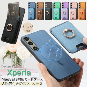 ƑI 2in1 MagSafeJ[hP[X GNXyA 1VII 1 VI 5V 1V 10V X}zP[X w J[h[ OX^ht MagSafeEHbg Xperia 10 VI P[X XPERIA10VI P[X zt  
