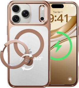 �b������ ��_360°��] iphone�P�[�X iPhone17 �P�[�X iPhone17Pro 17 Pro max �P�[�X iPhone 16Pro�P�[�X iPhone15Pro �P�[�X �N���A �ω��� ���c���� �p�x���� MagSafe�Ή� ����CASEKOO