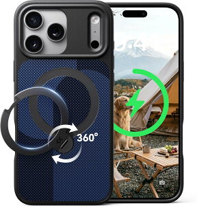 �y�ő�25%OFF�zCASEKOO 360°��]�X�^���h�P�[�X �w��h�~ iPhone18 Pro / 18 Pro Max / iPhone17 / 17e / 16e / 17 Pro / 17 Pro Max / 15 Pro �P�[�X �ϏՌ� MagSafe�Ή� ���ϋv �w��h�~ ���ϖh�~ CASEKOO����