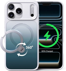 �y�ő�1,000�~OFF�N�[�|���{�|�C���g10�{�z2026�{���O���f�E360°��]�X�^���h CASEKOO iPhone 17 Pro iPhone 17 Pro Max �p �P�[�X MagSafe�Ή� 360°�S���ʕČRMIL�K�i �ϏՌ� �c�����Ή� ���ϋv �w��h�~ ����