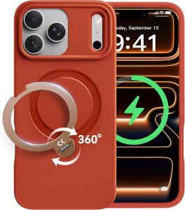 �y�V���i�����L�O 3000�~OFF�J�Ò��zCASEKOO iPhone 16 Pro iPhone 17 Pro iPhone 17 ProMax�p �P�[�X 360�x��]�X�^���h ���c���� �ϏՌ� MagSafe�Ή� ����~�� �}�b�g�d�グ ���ϖh�~ ���C�����X�[�d�Ή� �X�g
