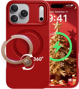 �y�V���i�����L�O 3000�~OFF�J�Ò��zCASEKOO iPhone 16 Pro iPhone 17 Pro iPhone 17 ProMax�p �P�[�X 360�x��]�X�^���h ���c���� �ϏՌ� MagSafe�Ή� ����~�� �}�b�g�d�グ ���ϖh�~ ���C�����X�[�d�Ή� �X�g